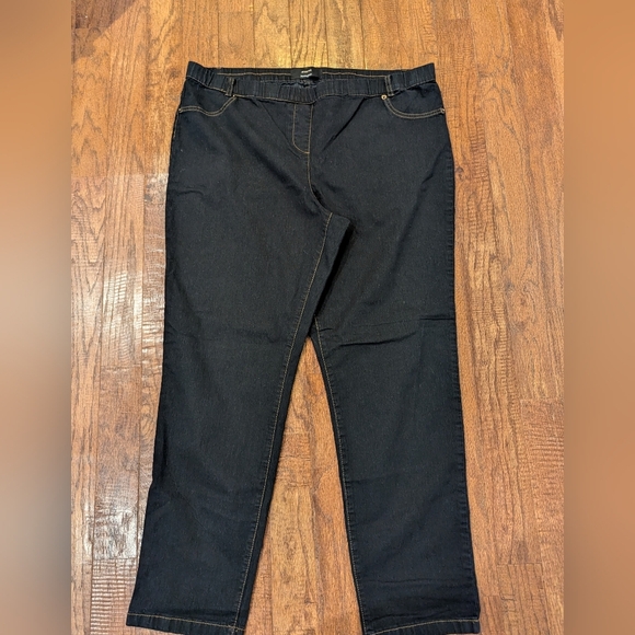 Pennington pull on lightweight dark blue jegging jeans Size 1x NWOT - Picture 5 of 6